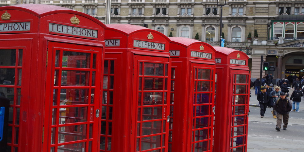 rote Telefonzelle England Großbritannien