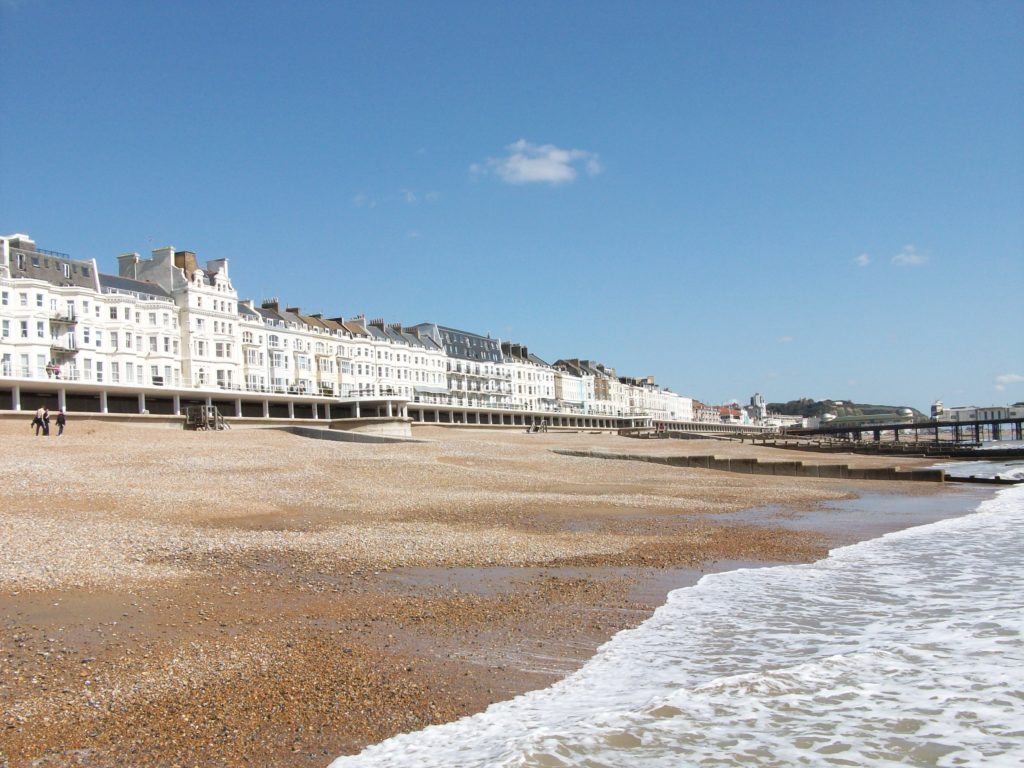 Meer Hastings Frühling Sommer