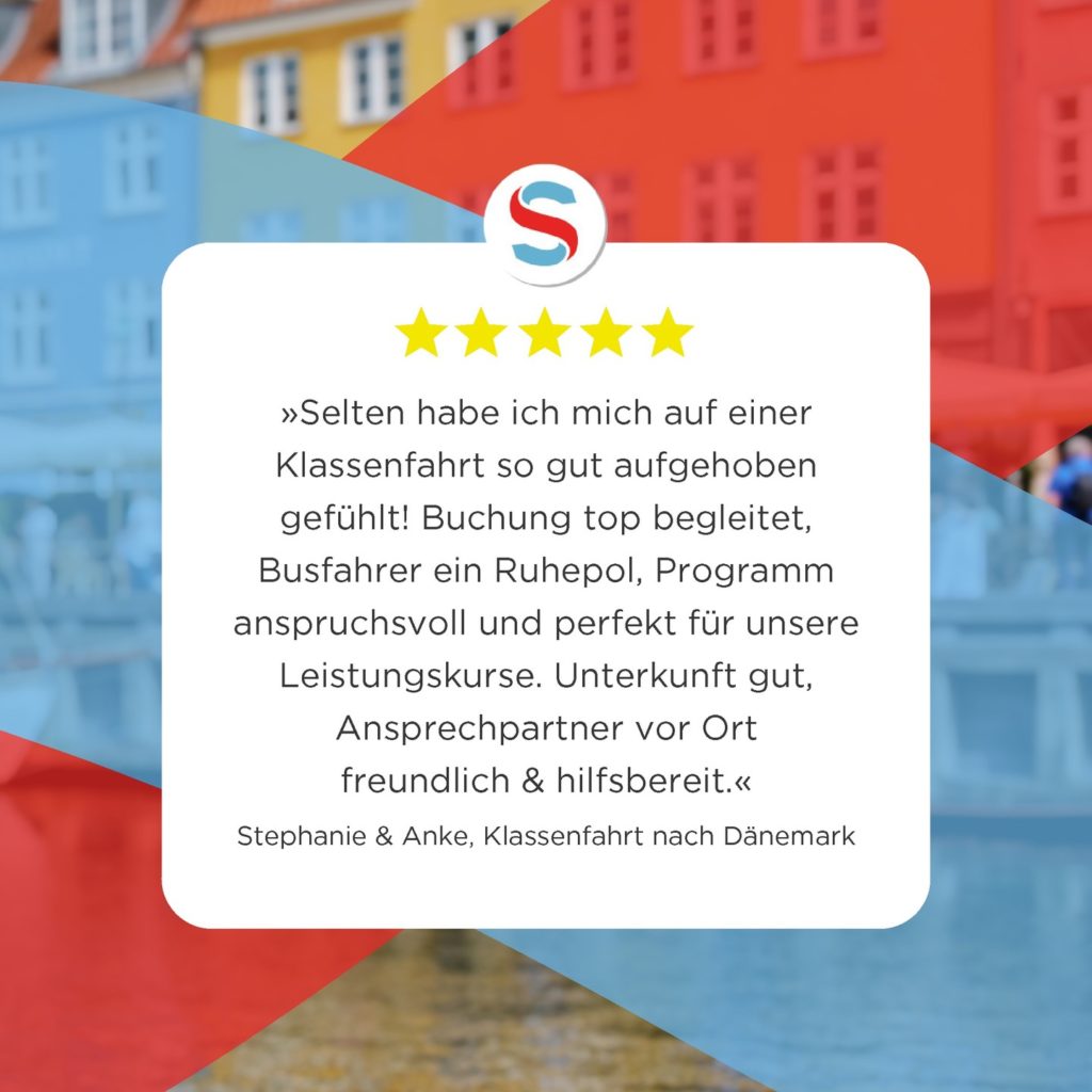 Feedback &ndash; Klassenfahrt nach D&auml;nemark